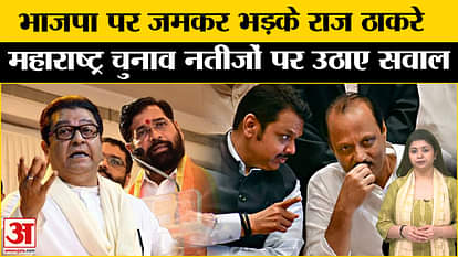 राज ठाकरे Raj Thackeray targeted BJP-Ajit Pawar, also raised questions on Maharashtra election res