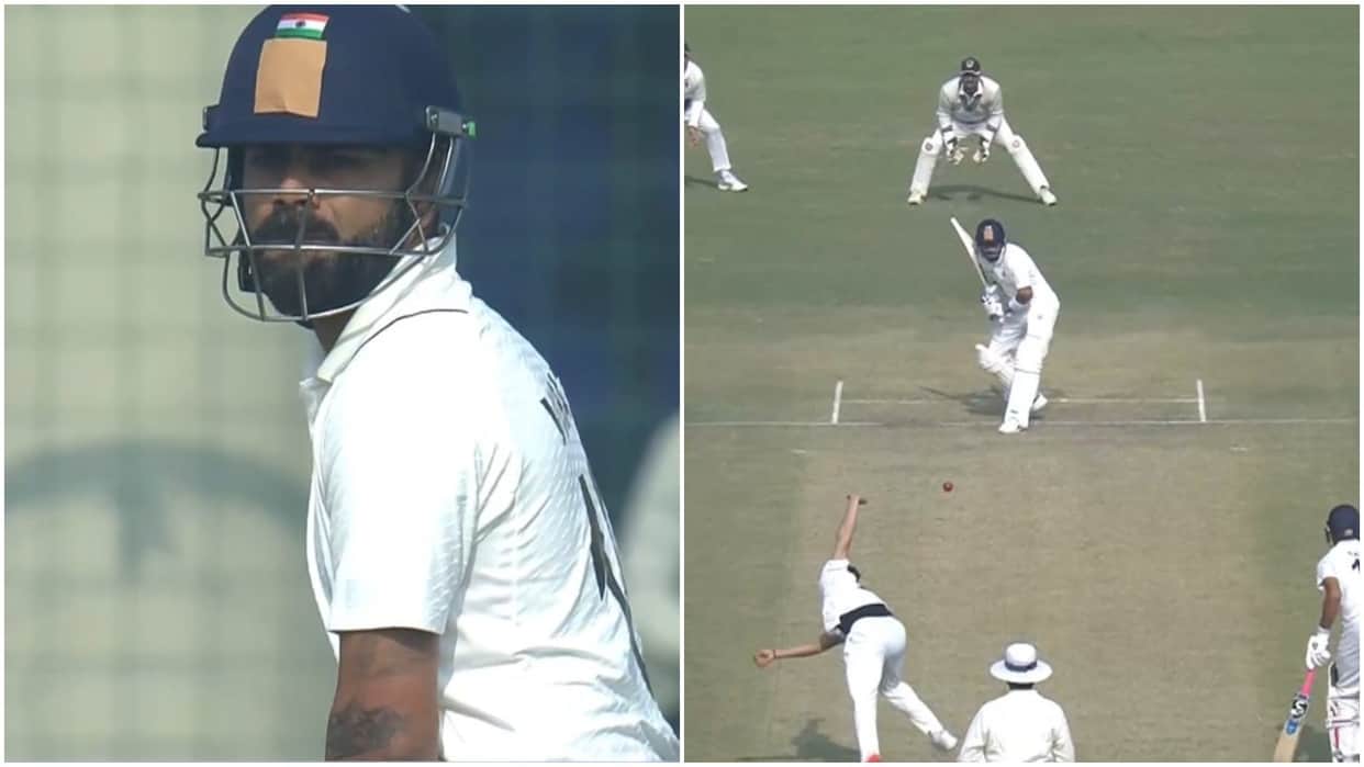Ranji Trohpy 2025 Delhi vs Railways Day 2: Virat Kohli Ranji Runs Today Clean-Bowled Highlights