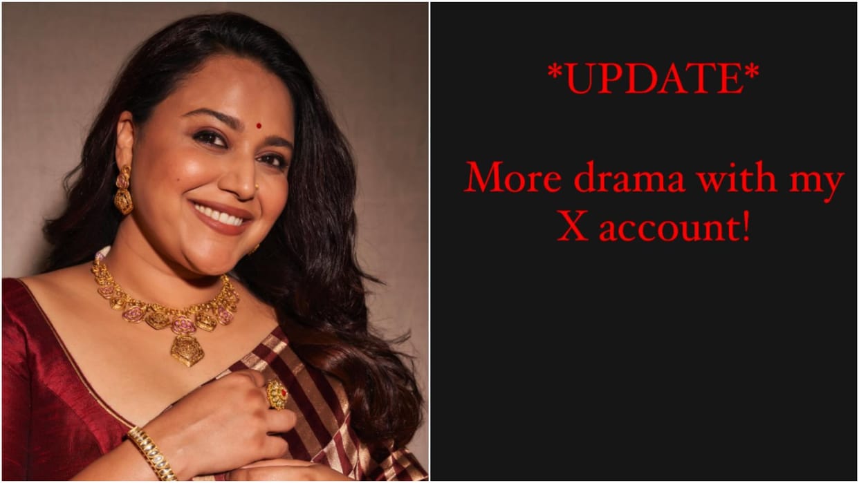 Swara Bhasker shares update about her X account actress claims it has been hacked Know Details