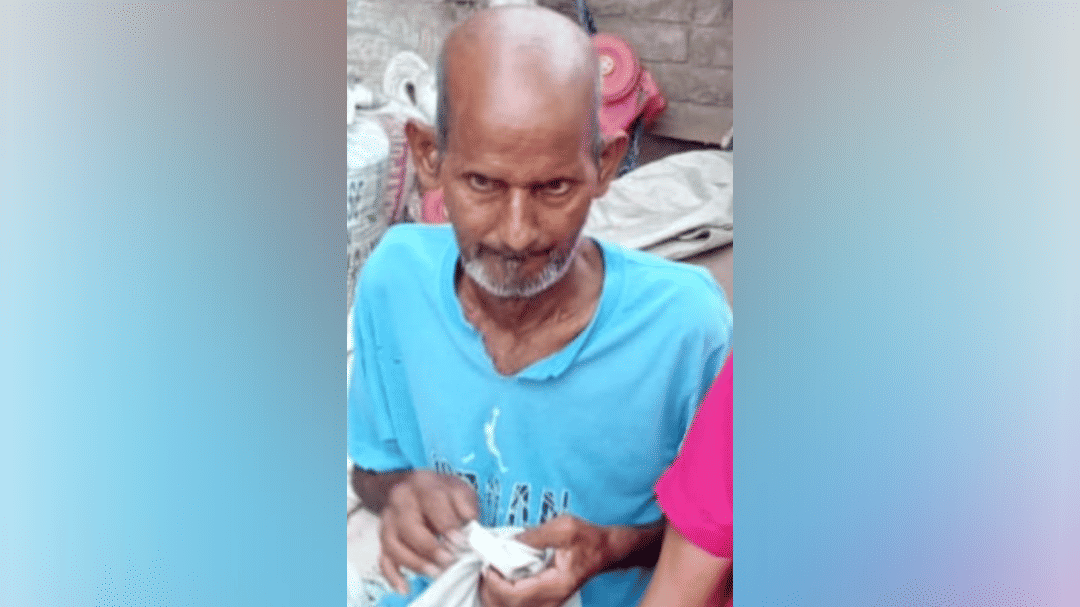 skeleton of elderly man was found in sugarcane field in Ghaziabad