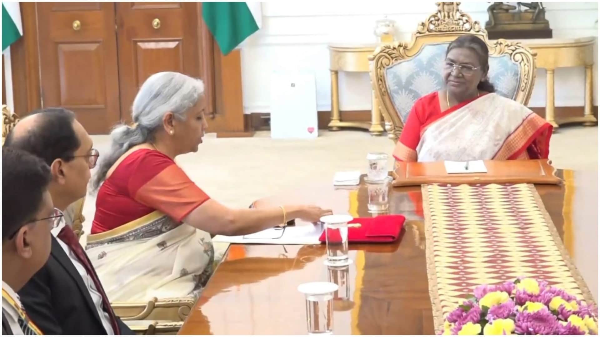 Budget 2025 Photos: President Droupadi Murmu fed curd and sugar to Nirmala Sitharaman Know all about it