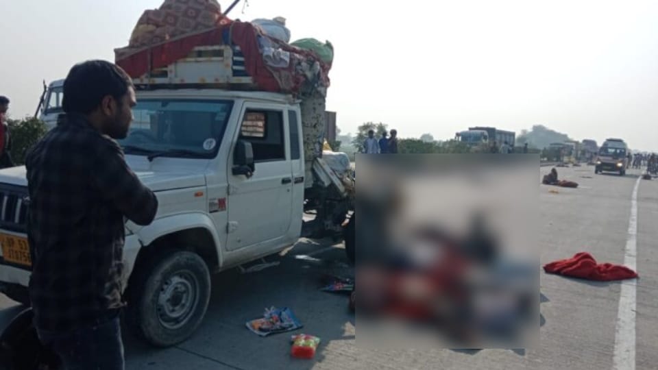 Ghazipur Road Accident News: Doctors Post-mortem Report Dead Bodies Incident Photos