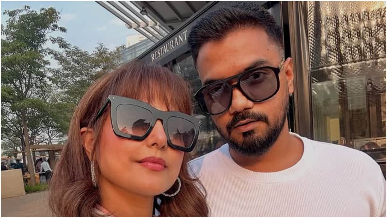 Hina Khan enjoying day out with boyfriend rocky jaiswal share photos says Looking at the pink side of life