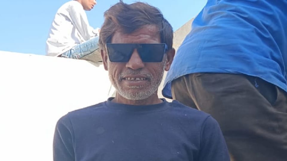 A man who jumped into a pond to win a bet in Jhansi died