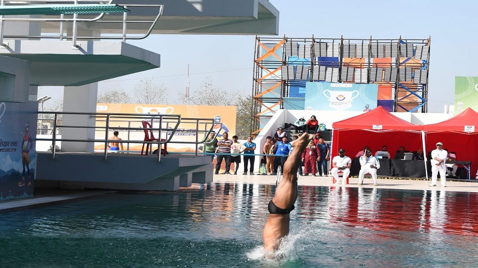 Plumber son won gold in diving while driver son won silver in 38th national games