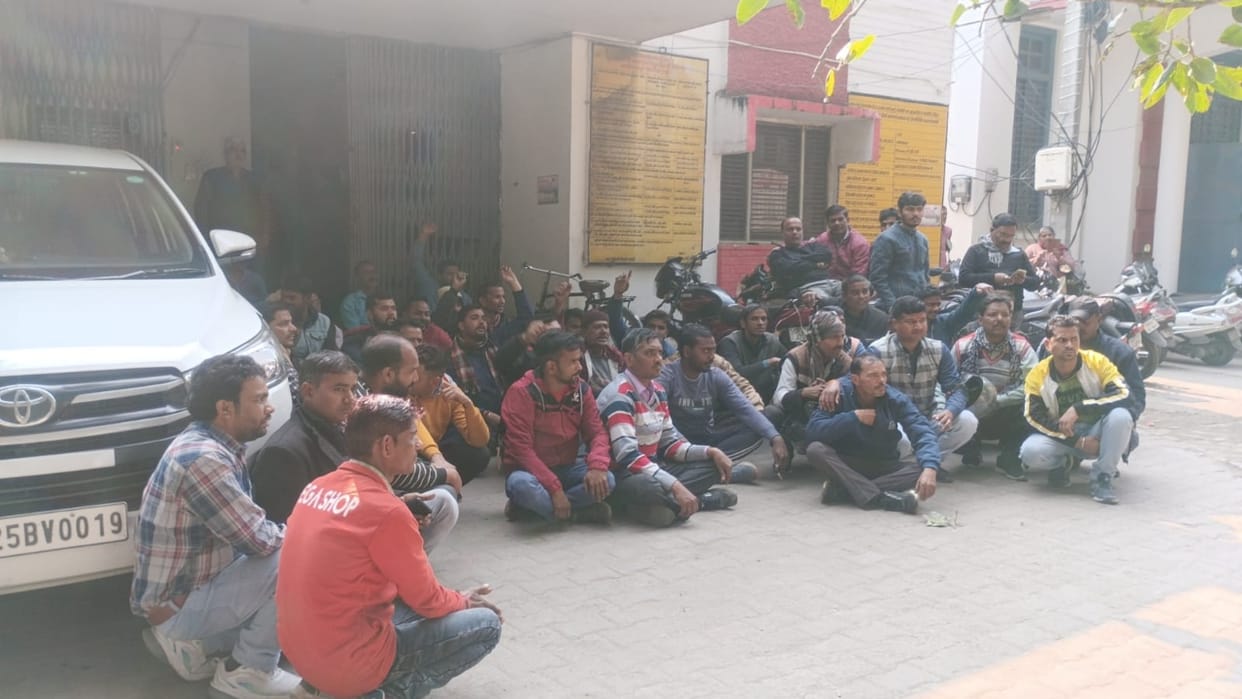 Electricity Corporation fired 168 contract workers in bareilly
