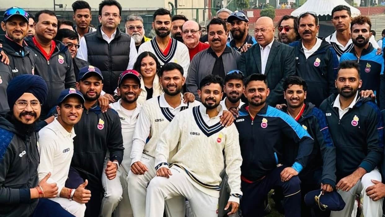 Ranji Trophy Round up match report and results Delhi defeat Railway by Innings Mumbai thrased Meghalaya