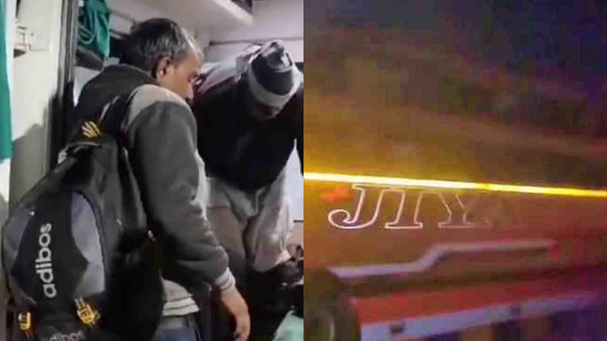 Sirohi News: 12 people injured in a bus accident going from Jodhpur to Ahmedabad