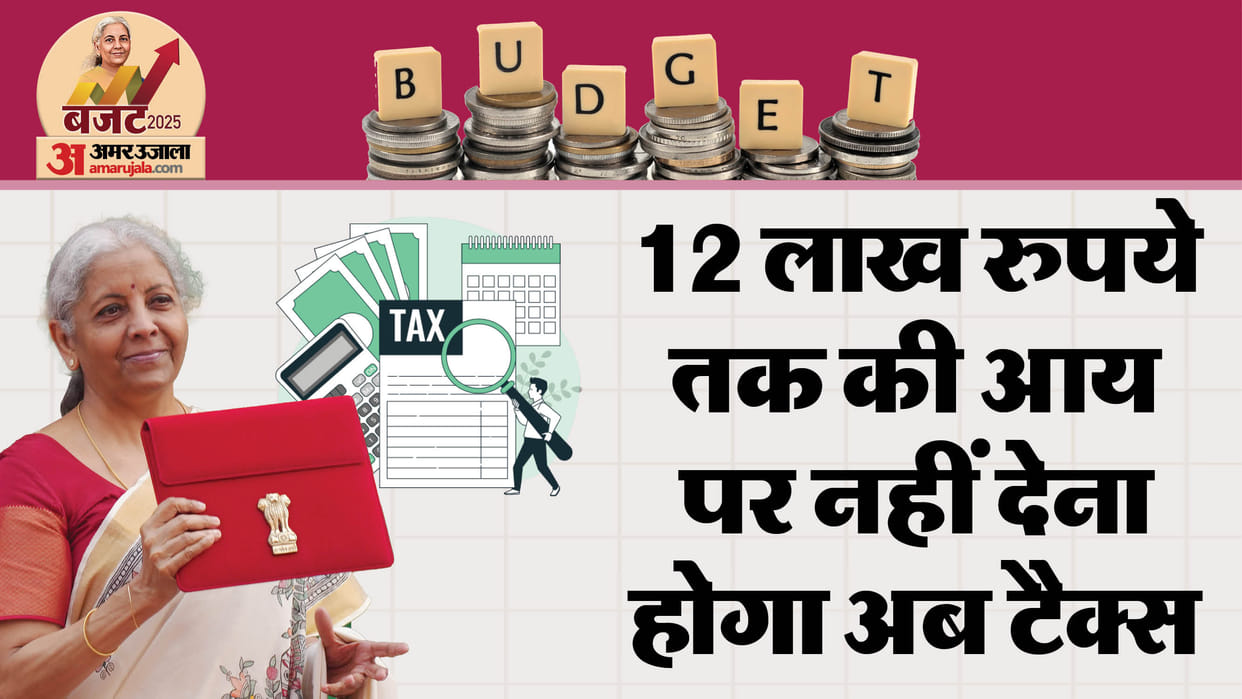 Income Tax Slabs 2025-26 Budget 2025 No income tax payable on income up to ₹12 lakh