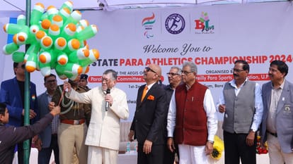 Ninth UP State Para Championship begins in Bareilly players showed their strength on the first day