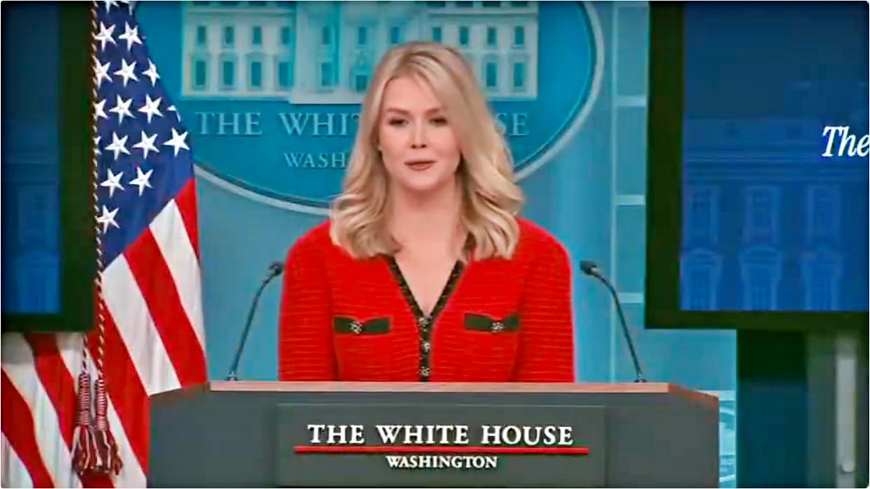 US Tariff Order Update White House Press Secretary Karoline Leavitt Tariffs on Mexico Canada China Hindi news