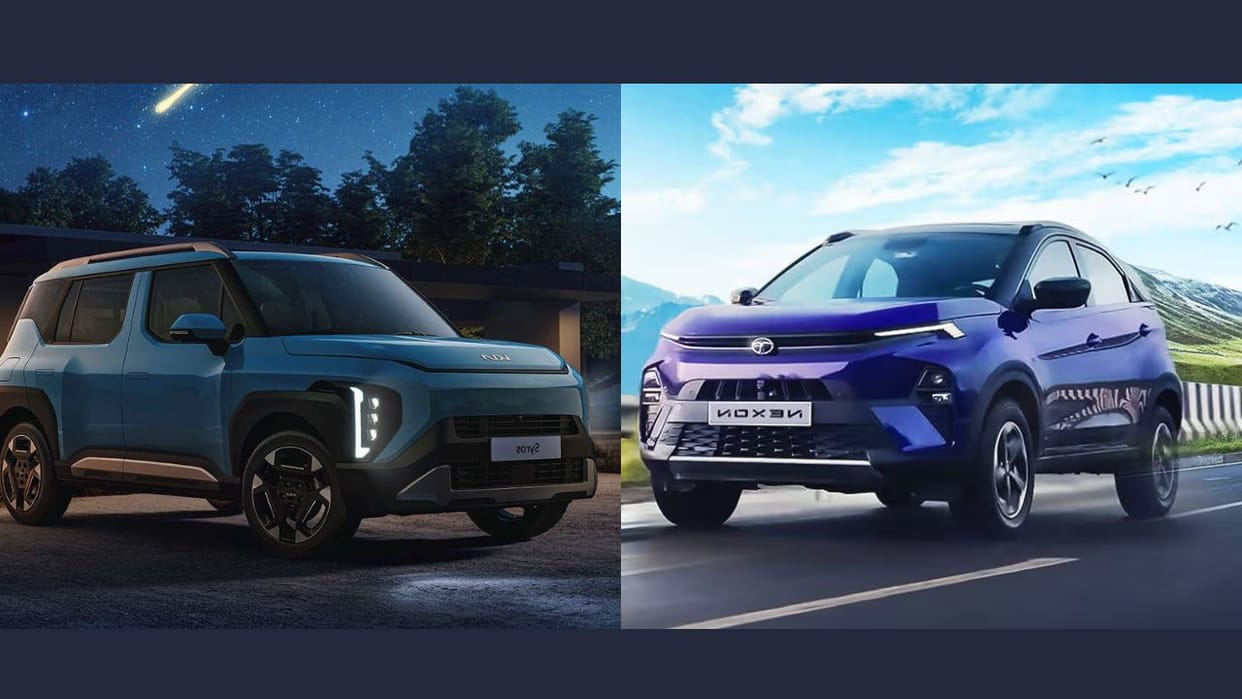Kia Syros Launched With ADAS Level 2 Comparison With Tata Nexon Price Features Engine Specifications