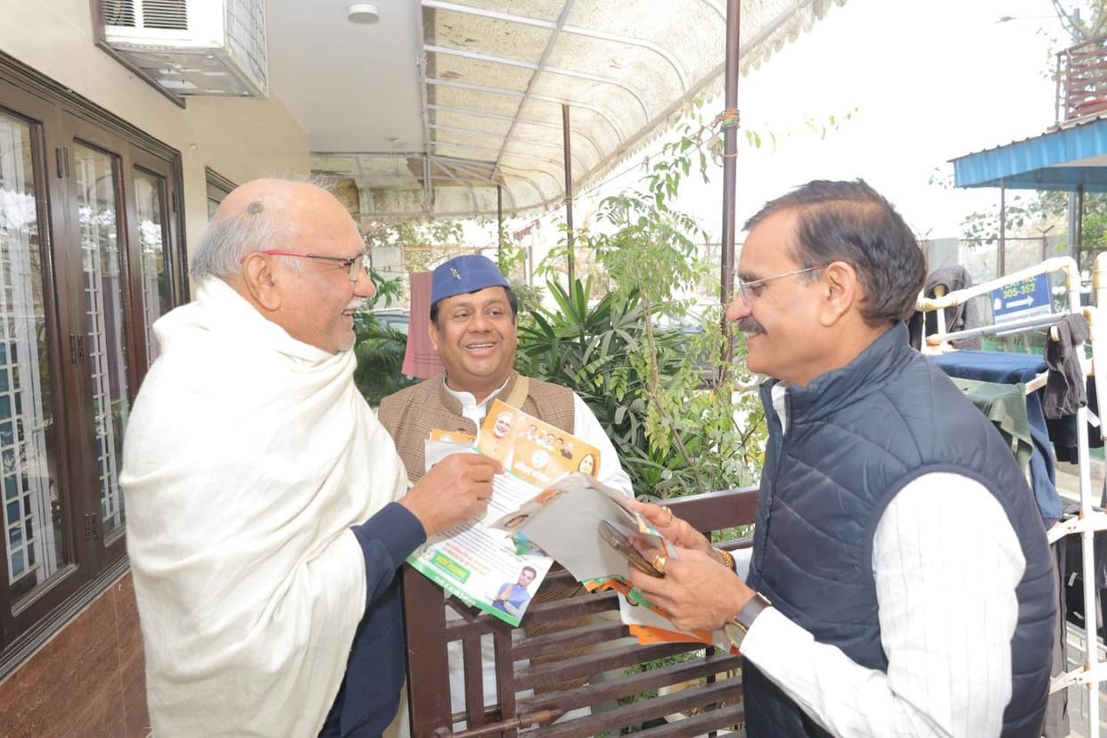 MP News: VD Sharma said - People of Delhi, troubled by corruption and loot of AAP-DA government, are ready to