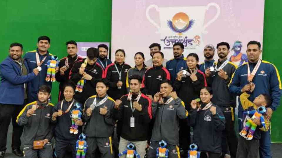 National Games 2025 Uttarakhand shower of medals in Wushu-Badminton silver in yoga