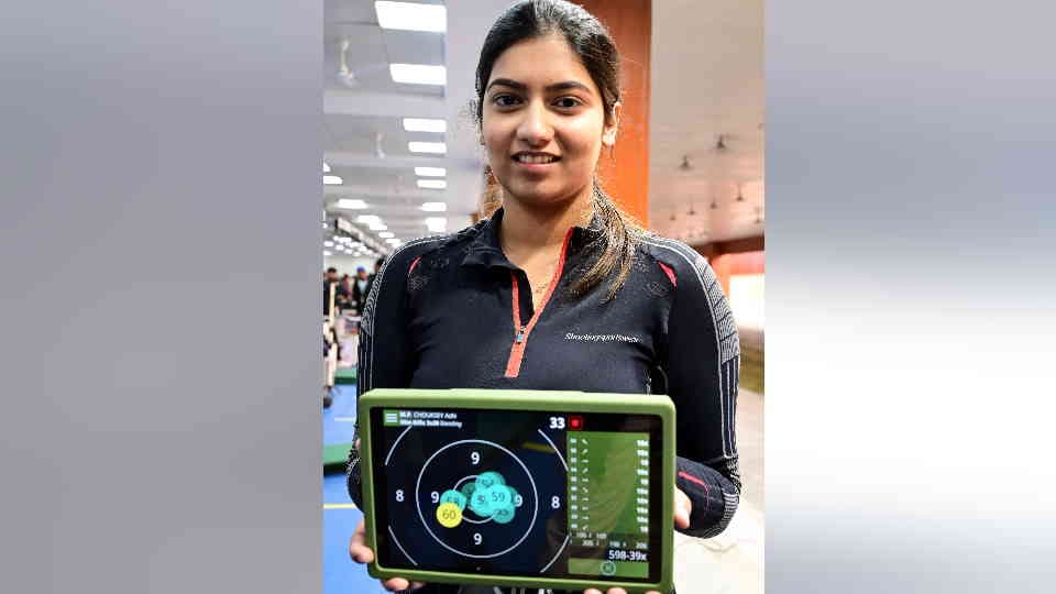National Games 2025 Rifle competition Ashi of Madhya Pradesh made new national record with accurate shooting