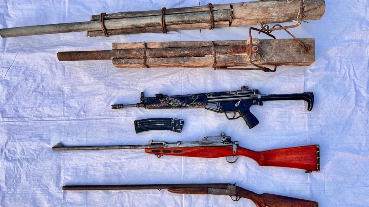 Army conducted joint operation in Manipur and recovered huge quantity of arms and ammunition news in hindi