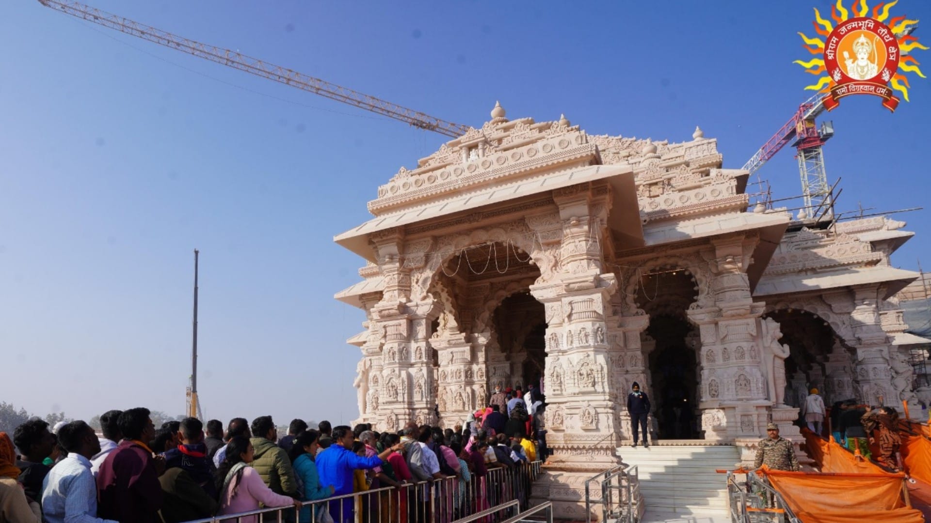 new pics of ramlala temple of ayodhya.