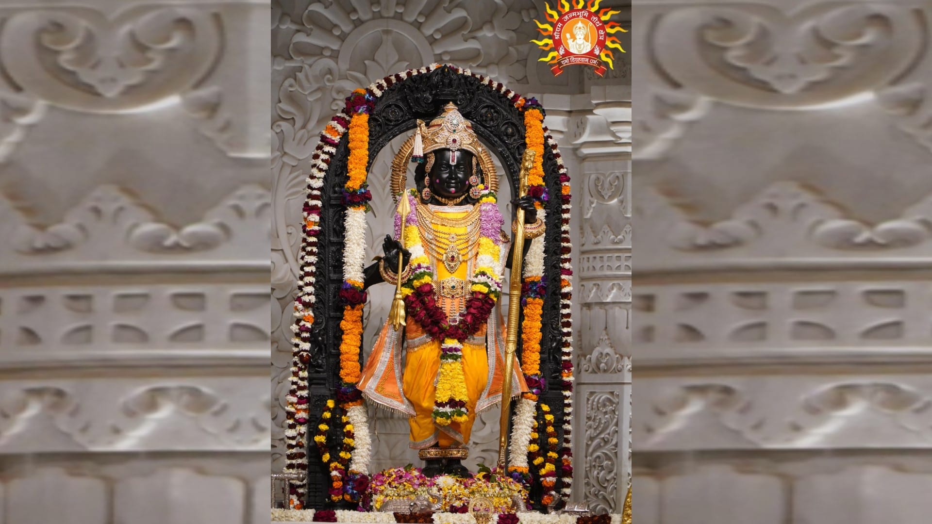 new pics of ramlala temple of ayodhya.