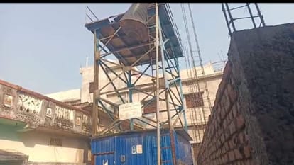 Bihar News : water tank burst before Pragati Yatra jdu party cm nitish kumar munger bihar