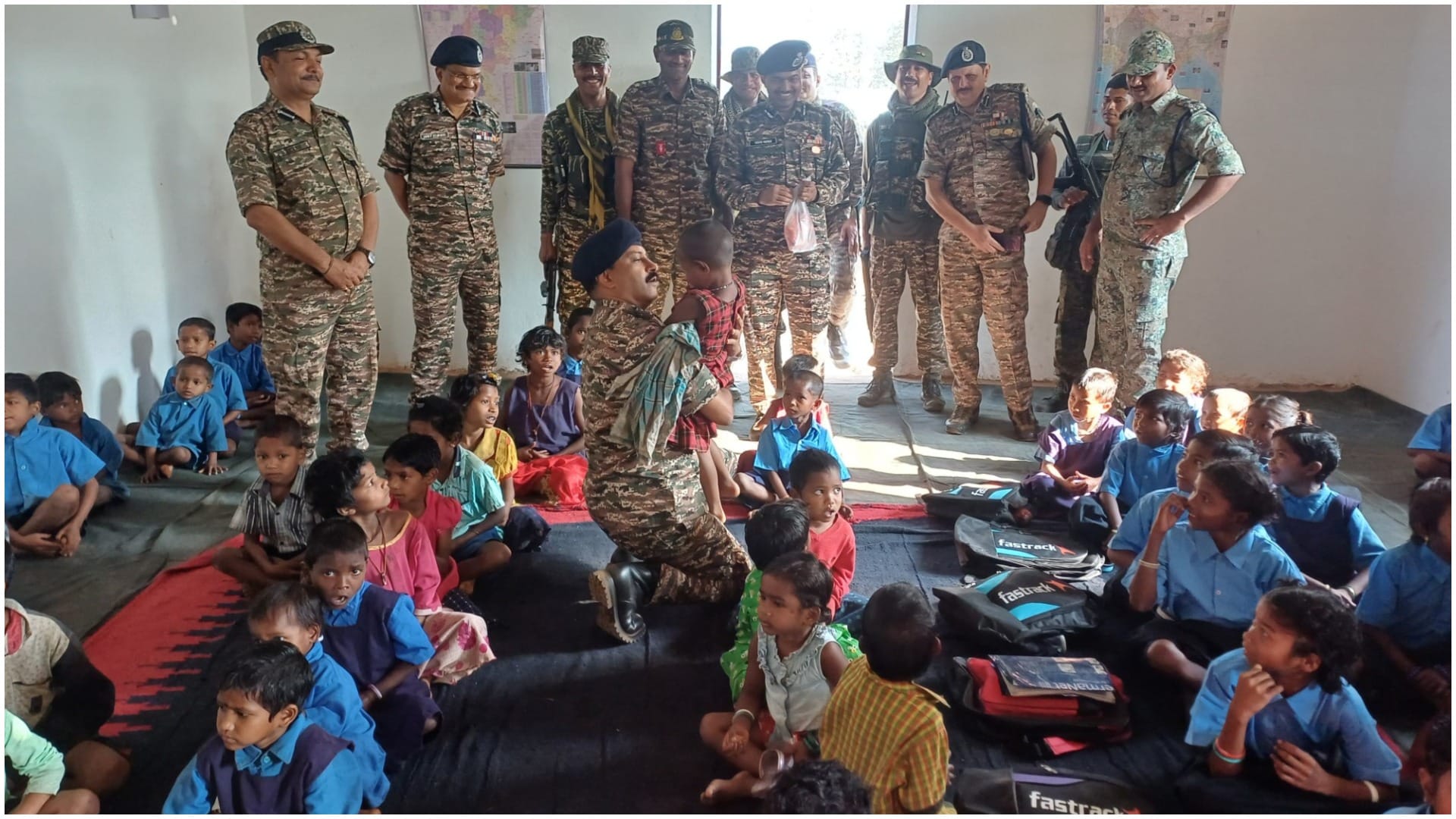 CRPF DG spent night with soldiers at FOB in Naxal area listened to brave soldiers told some of his own stories