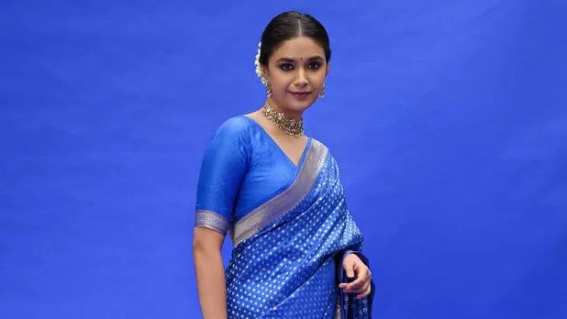 Valentine Day Special Keerthy Suresh Saree Designs For newly Married Bride and Girls Disprj