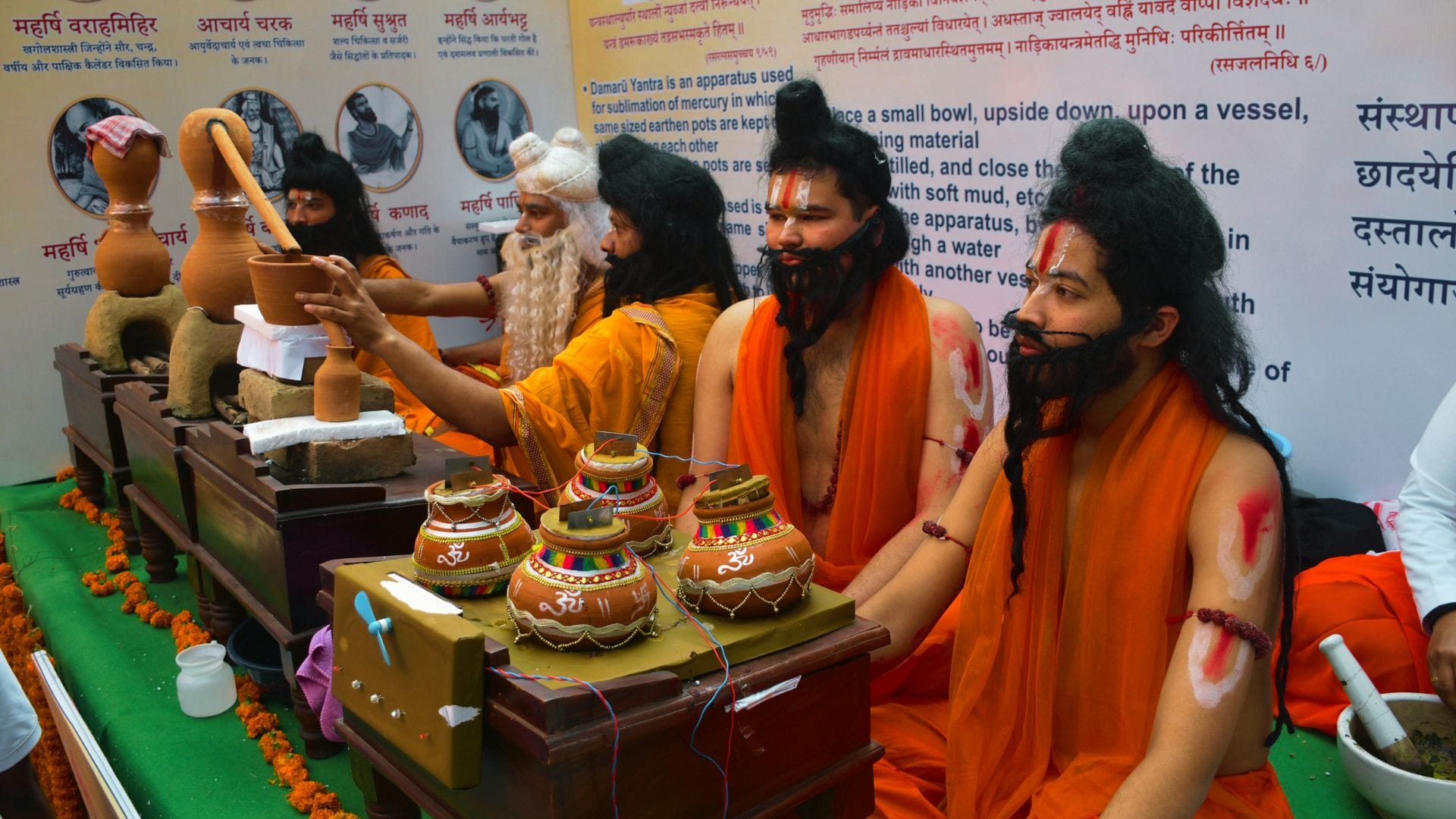 BHU Foundation Day in pictures took selfie with Ram Mandir and Amrit Kalash