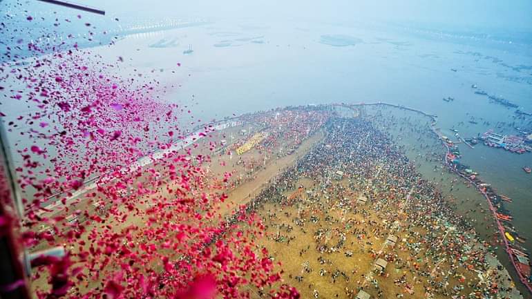 Mahakumbh Third Amrit Snan On Basant Panchami Spectacular and Divine – Stunning Images of Akharas'