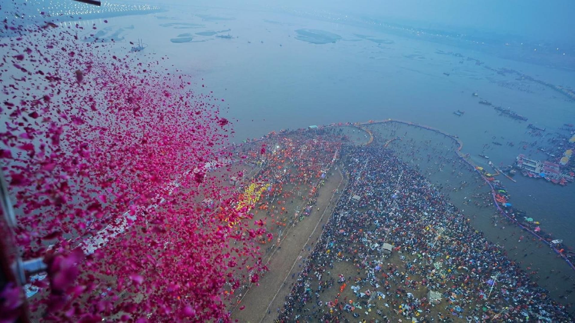 Mahakumbh Third Amrit Snan On Basant Panchami Spectacular and Divine – Stunning Images of Akharas'