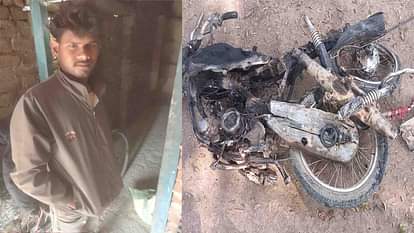 Mahoba: Truck hit bike and dragged it for 500 meters, young man dies