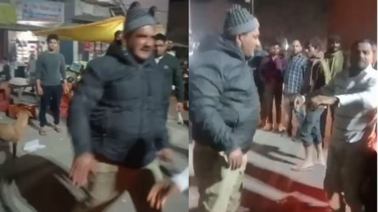 police inspector beat up sweets vendor in budaun