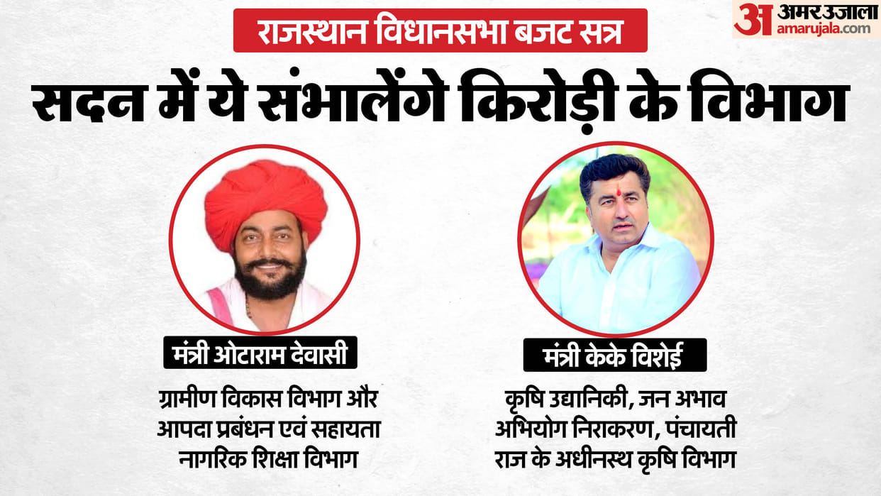Rajasthan Budget Session: The government handed over Minister Kirori's departments to other ministers