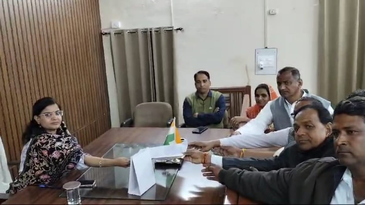 Chittorgarh : BJP & Congress File Two Nominations Each for Zilla Parishad Seat, Voting on February 14