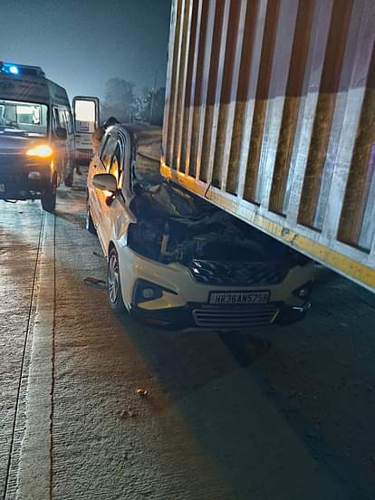 Lucknow: Car rams into trailer parked on highway, driver killed, six injured; The family was returning from Ma