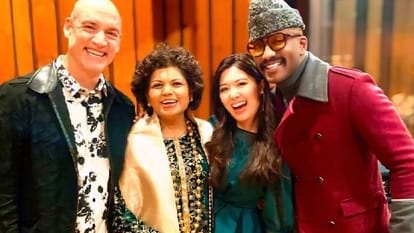 Indian American musician and entrepreneur Chandrika Tandon wins Grammy award for album Triveni