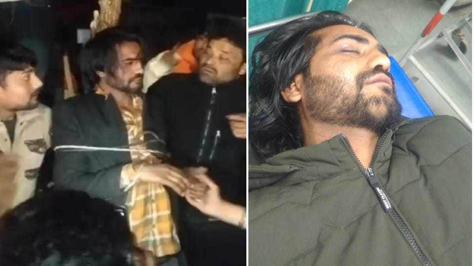 Many people tied man and beaten in Chandigarh