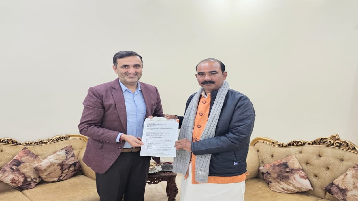 Chetan Bragta met Union Minister of State Ajay Tamta, demanded Kharapathar tunnel and Chhaila-Solan horticultu