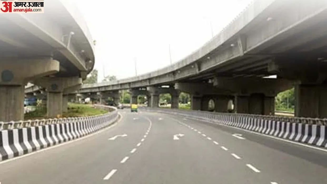 A four-lane flyover at Sasni Gate intersection Aligarh