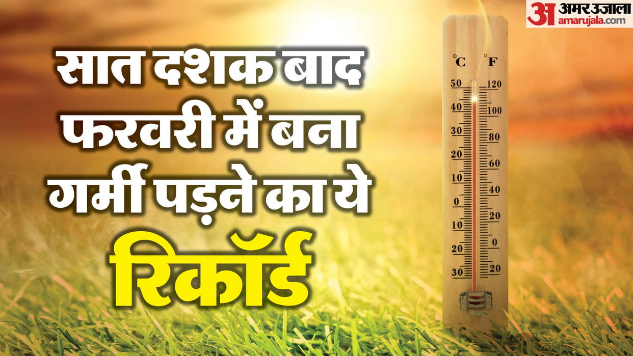 UP: Historic heat wave in the state in February, record of seven decades broken; This coincidence happened aga