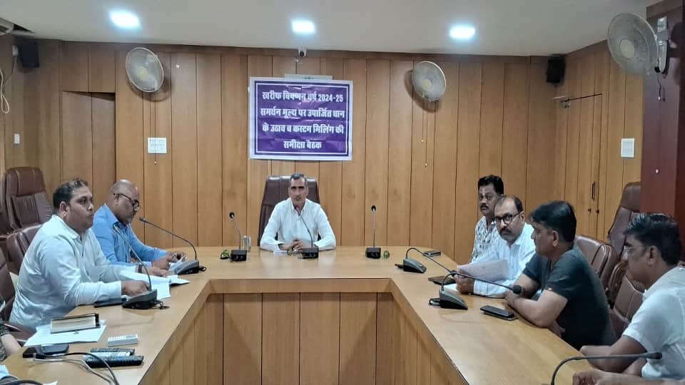 Paddy procurement stopped now there is delay in lifting collector reprimanded show cause notice to rice miller