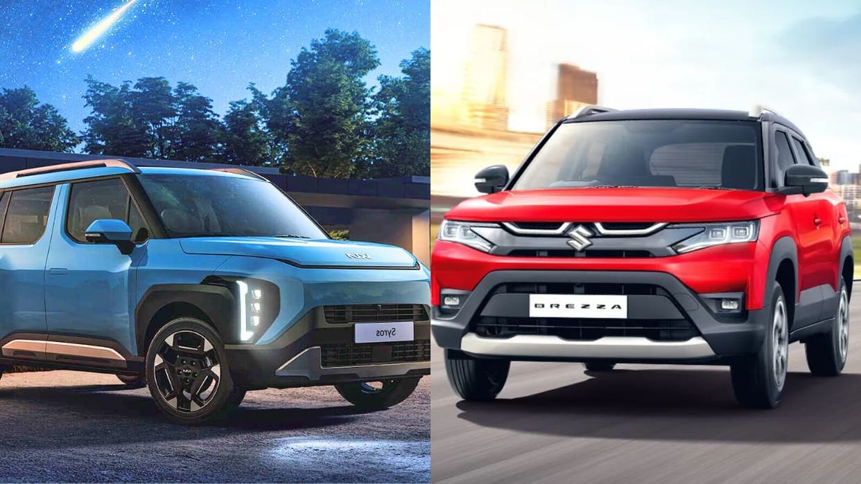 Kia Syros Vs Maruti Brezza Comparison Engine Features Safety Mileage Price Complete Details