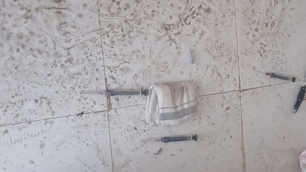 Banned drugs wrappers and syringes found at Lalpur Stadium varanasi
