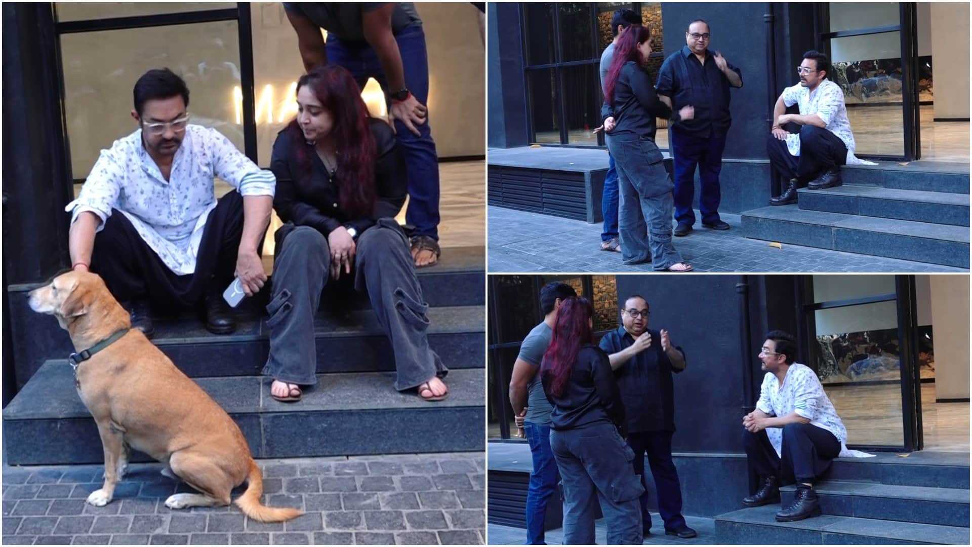 aamir khan ira nupur shikhare rekha Shabana javed akhtar Dharmendra at Junaid khan khushi loveyapa screening