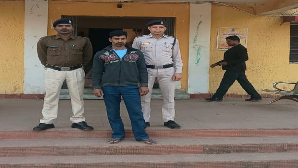 Young man murdered by strangulation body thrown under over bridge one accused arrested in Janjgir Champa