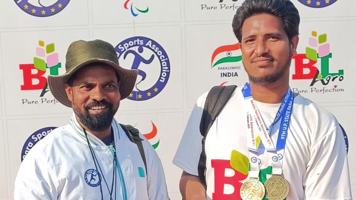 Bareilly para athlete Irfan won two gold medals