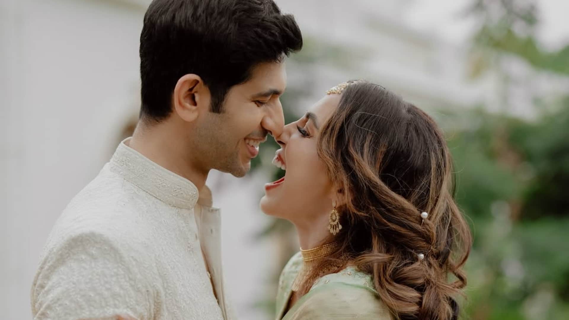 Goat fame actress parvati nair got engaged with aashrith ashok and shares pics on social media