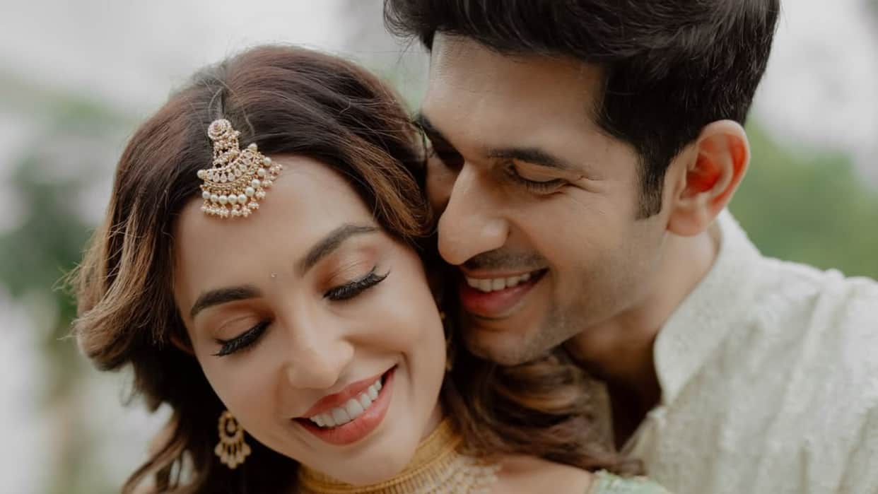 Goat fame actress parvati nair got engaged with aashrith ashok and shares pics on social media