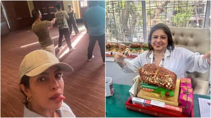 Priyanka Chopra Brother Siddharth and Neelam Upadhyaya wedding festivities begin desi girl looking gorgeous