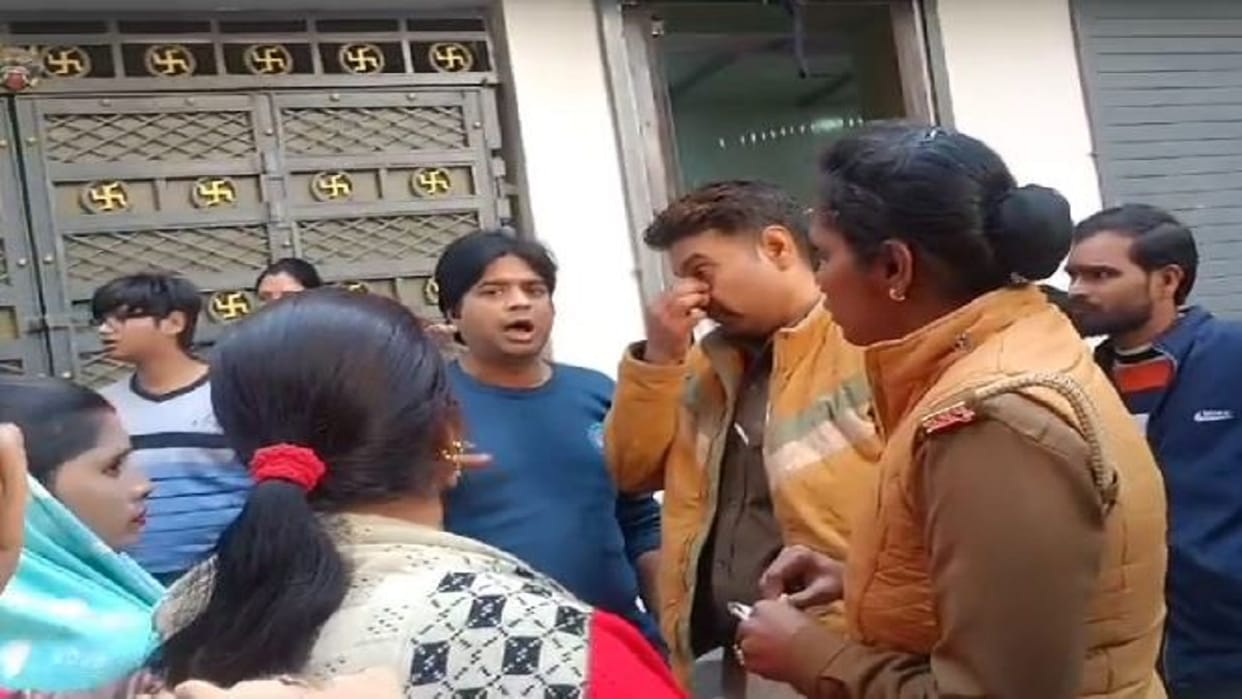 woman killed pet dog with stick and threaten to caretaker in shahjahanpur