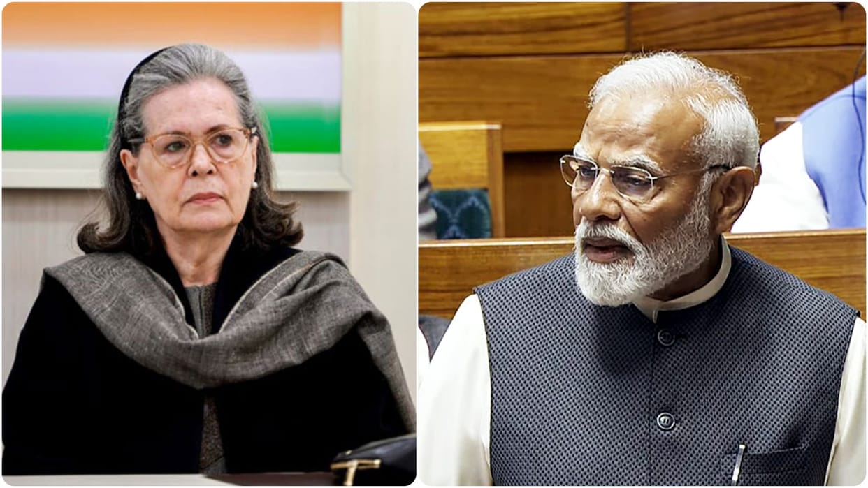 President being insulted: Prime minister Modi's swipe at Sonia Gandhi's poor thing remarks