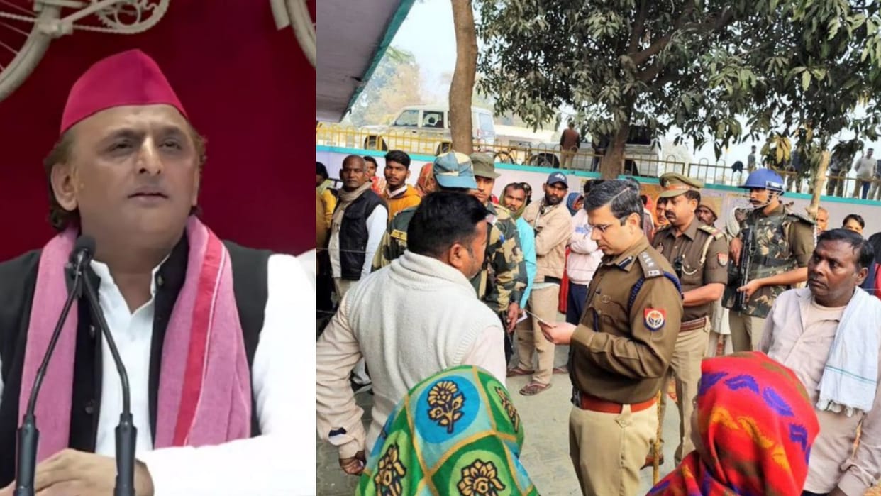 Milkipur By-Election Akhilesh Yadav Accuses Officers of Intimidating Voters by Checking ID, Police Responds